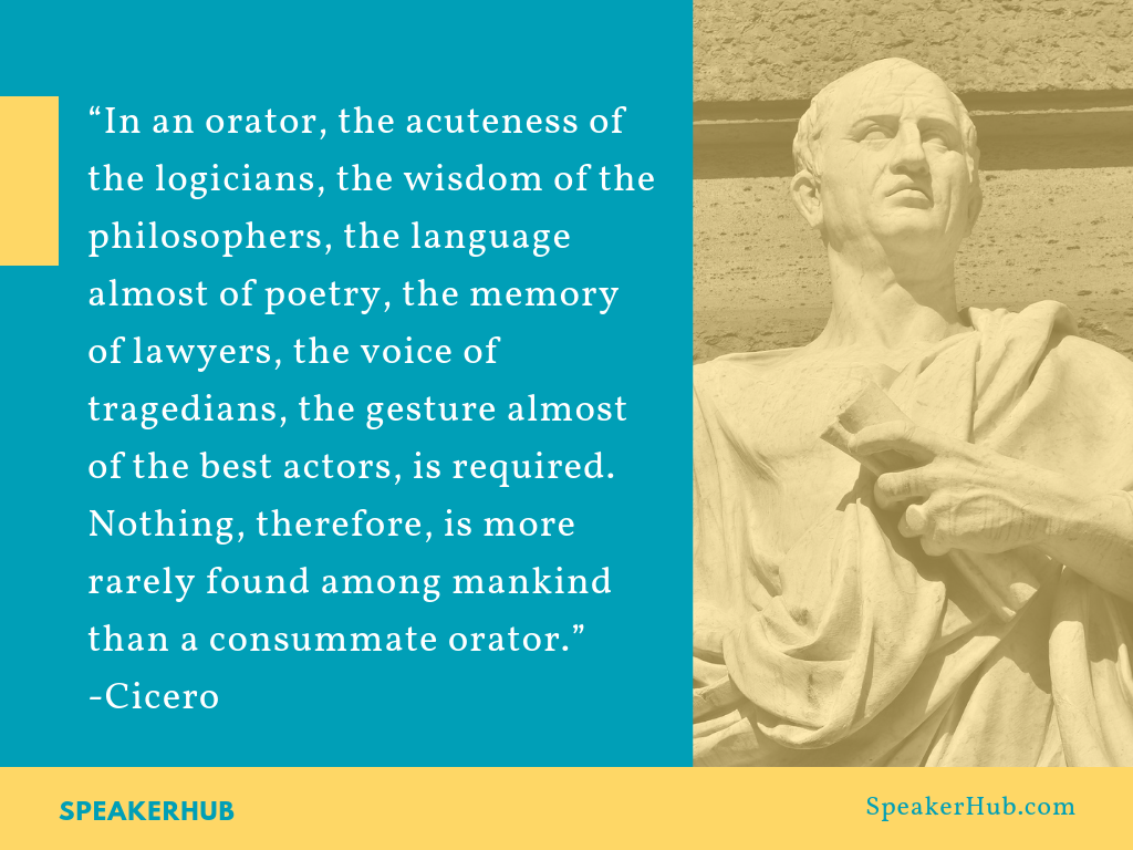 Public Speaking Tips from Cicero  