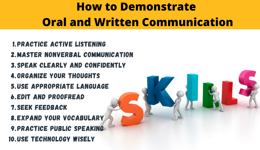 oral and written communication