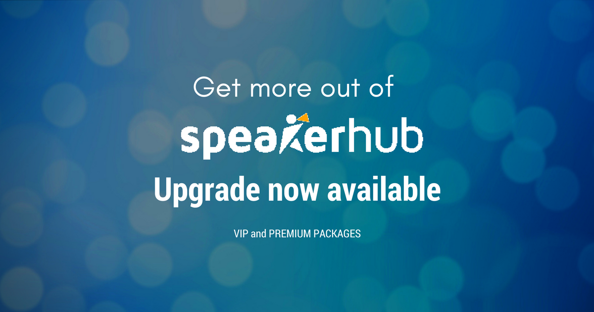 Get more out of SpeakerHub: upgrade now available 