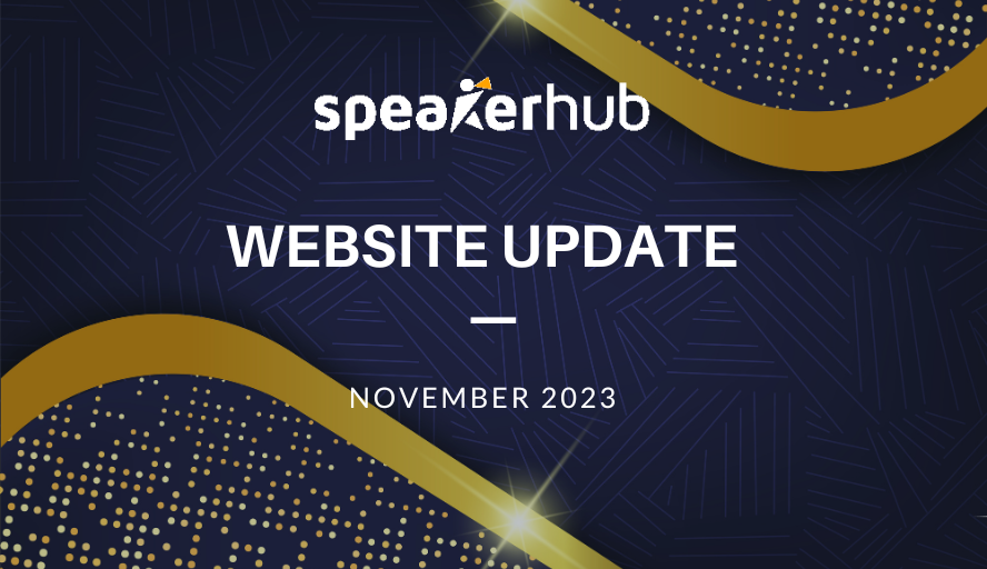 SpeakerHub Website Update White-Label Enhancements