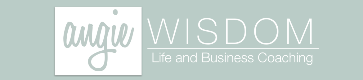 Angie Wisdom's cover banner