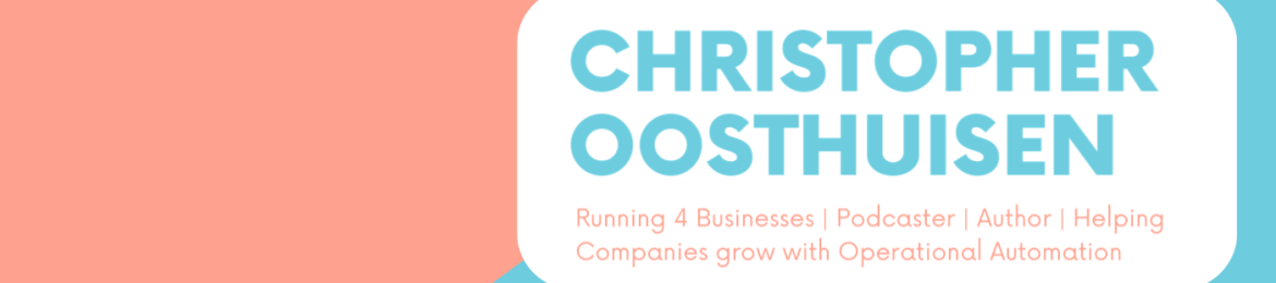 Christopher Oosthuisen's cover banner