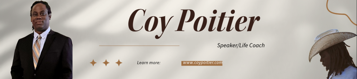 Coy Poitier's cover banner