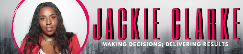 Jackie Clarke's cover banner