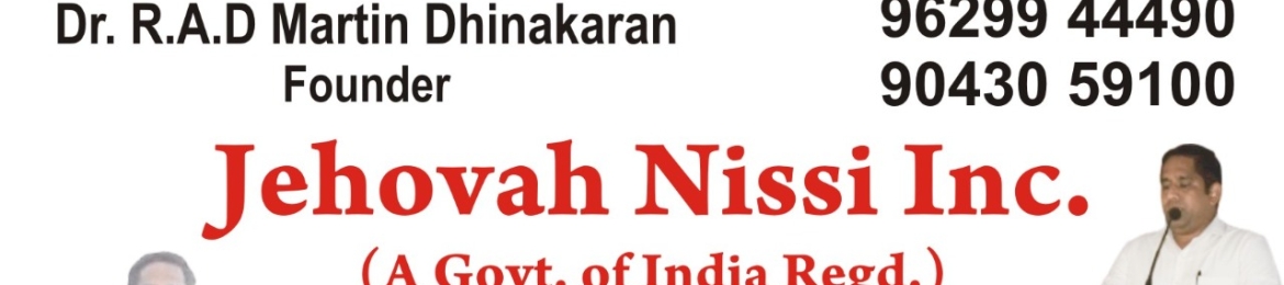 Er. R.A.D. Martin Dhinakaran's cover banner