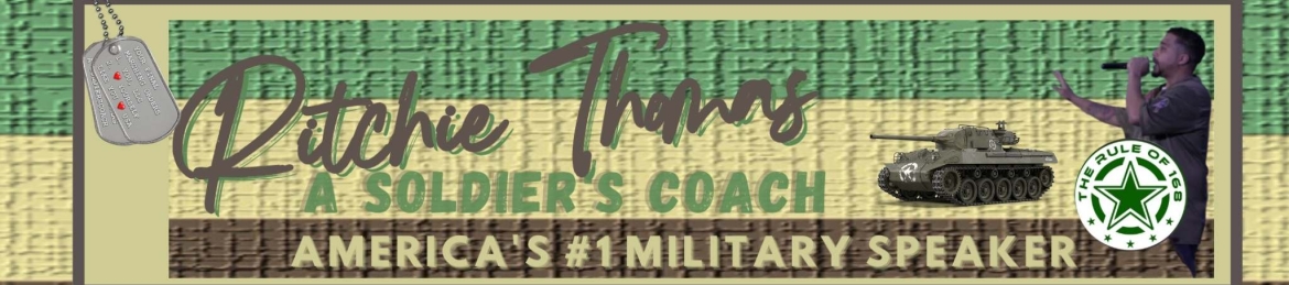Ritchie Thomas, A Soldiers Coach's cover banner