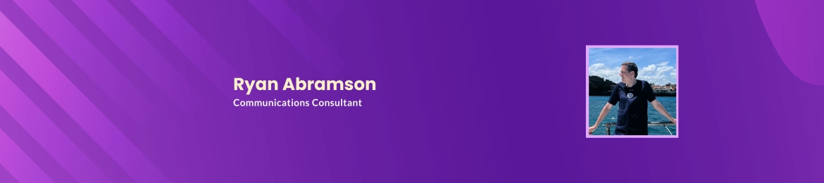 Ryan Abramson's cover banner