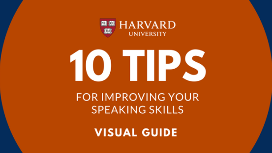 10 Tips to be a great speaker  [Visual Guide] 