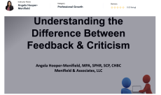 Understanding the Difference Between Feedback and Criticism