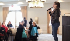 Speaking to 100 business women in January 2018