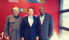 Attorney London with Cliff Kelley of WVON 1690 AM & David Lanciotti Executive VP of Chicago Title Land Trust Company