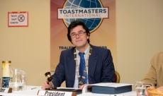President of Tralee Toastmasters