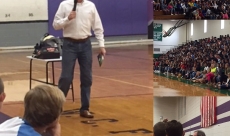 Speaking to over 6,000 students in 3 days in NC