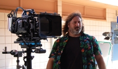 On the set, Paul Directing