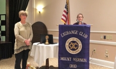Speaking on Student Success at the Knox County Exchange Club