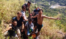 Adventure therapy on Mt Binacayan