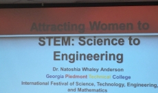 Speaking at the International STEM Conference