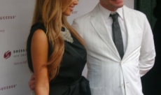 Kim Kardashian & Joel Mandina on red carpet for Dress for Success charity event