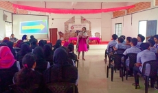 Workshop held at an engineering college, India