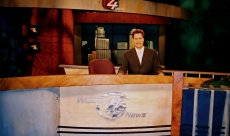 At the anchor desk