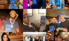 Celebrities with their own copy of my book "Savior Over Straitjacket" 
