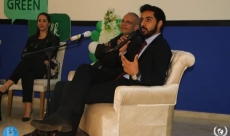 Conference at the National School of Business and Management Settat, on health, stress, and organic food 