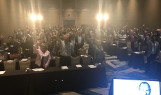 Audience "promising oath" at CI Investments Event (Orlando, Florida)