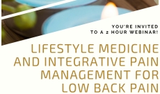 Lifestyle Medicine and Integrative Pain Management for Low Back Pain