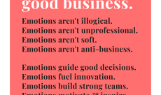 Emotions are Good Business