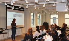 Speaking at a Banana Republic Change Management Event