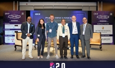 With fellow panelists, Are Leaders Geniuses or Genius Makers, CXO Conference, Dubai, 2024